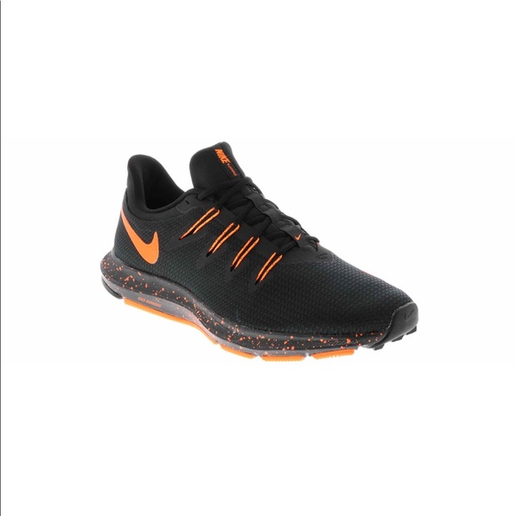 nike quest black and orange